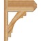 Ekena Millwork Merced Rough Sawn Craftsman Outlooker, Western Red Cedar, 8"W x 18"D x 22"H OUT08X18X22MRC04RWR - alternate 3